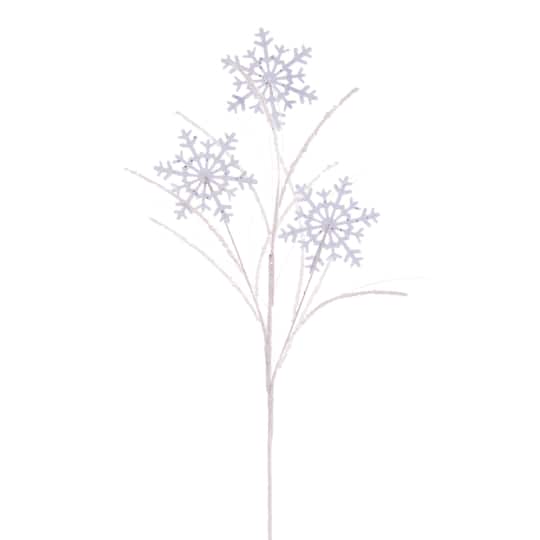 Vickerman 31" White Snowflake Glitter Sprays, 6ct.